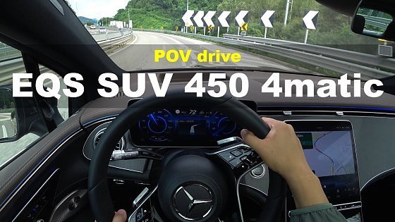 Video: 2024 Mercedes Benz EQS SUV 450 4matic POV drive