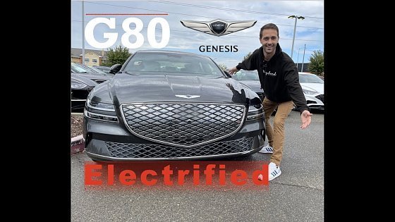 Video: The 2023 Genesis Electrified G80 AWD Is a Totally New Surprisingly Cool EV Car