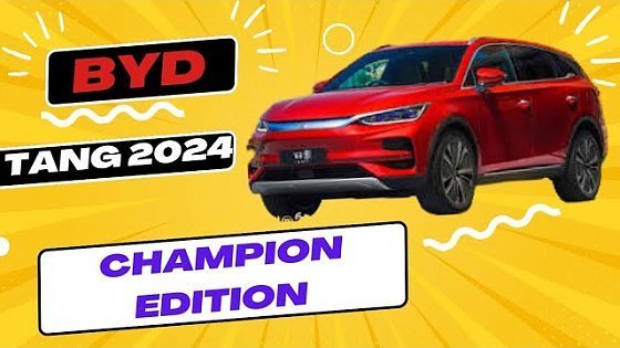 Video: BYD Tang 2024 champion edition with long range 730 km!!