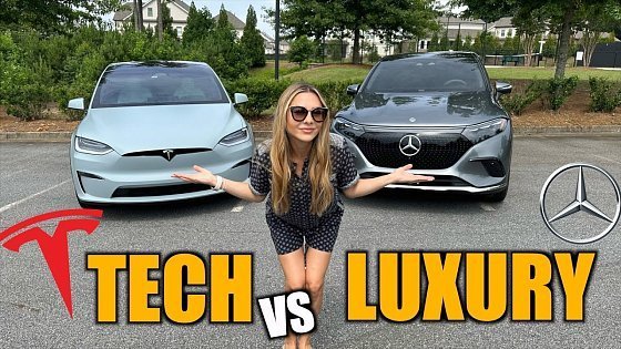 Video: Mercedes EQS SUV vs Tesla Model X