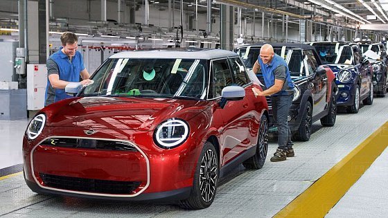 Video: Inside Massive Factory Producing The Brand New 2024 Mini - Production Line