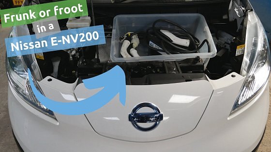 Video: This Nissan E-NV200 electric van has a frunk!