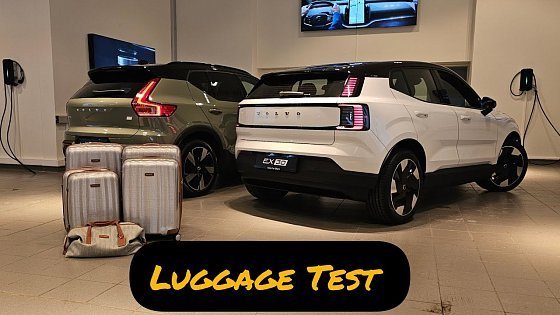 Video: EX30 vs XC40 Luggage Capacity Test 