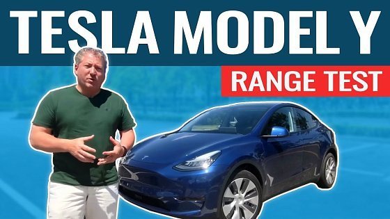 Video: 2020 Tesla Model Y 70-mph Highway Range Test