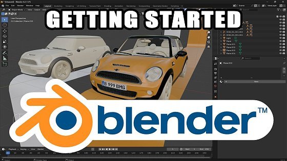 Video: Getting started within Blender - Mini Cooper scene