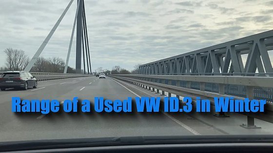 Video: Winter highway range of a 3 years old VW ID.3