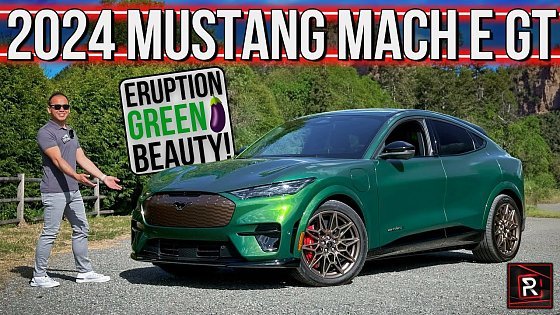 Video: The 2024 Ford Mustang Mach E GT Is A Wildly Upgraded Green Performance SUV