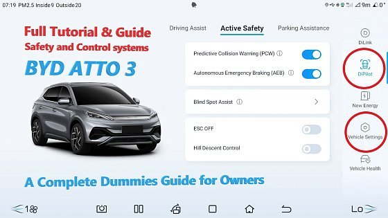 Video: BYD Atto 3 - Safety and Control Systems - Full Tutorial and User Guide