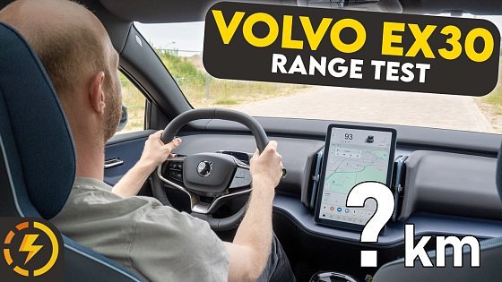 Video: Volvo EX30 Range Test at 90, 100 and 130 km/h