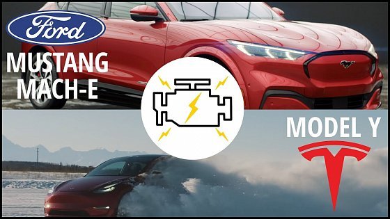 Video: Ford MACH-E RWD vs Tesla MODEL Y Standard Range - best electric cars of 2021
