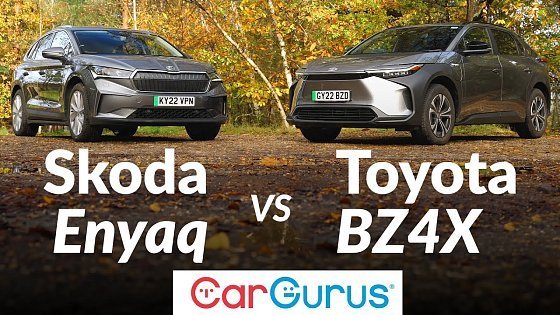 Video: Toyota BZ4X vs Skoda Enyaq: What's the best family electric SUV?