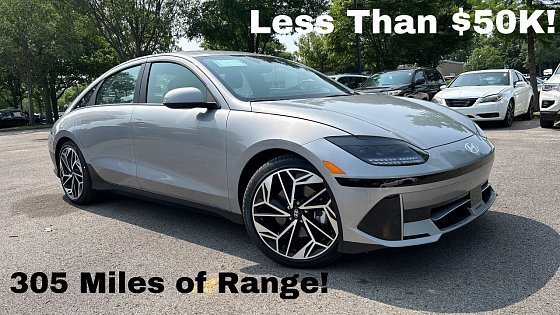 Video: 2023 Hyundai IONIQ 6 Long Range RWD 20&quot; Wheels POV Test Drive &amp; Review