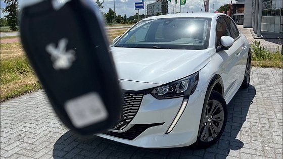 Video: 2021 Peugeot e208 Allure 50 kWh 136 hp | Pearlescent White 