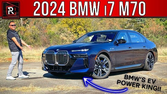 Video: The 2024 BMW i7 M70 xDrive Is Ultimate Battery Powered Flagship Luxury Sedan