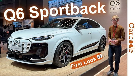 Video: Audi Q6 Sportback e-tron First Look At The 2024 Paris Motor Show! (UK)(4K) | Carcode