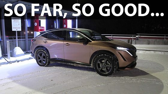 Video: Nissan Ariya 87 kWh FWD Geilo test part 1