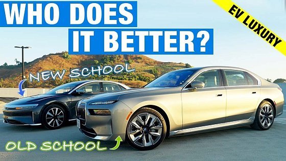 Video: BMW i7 vs. Lucid Air Grand Touring | Full-Size Luxury Electric Car Comparison Test