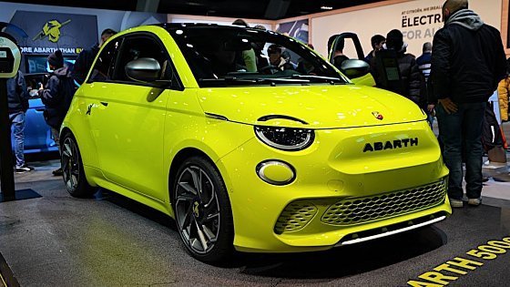 Video: New Fiat Abarth 500e 2023