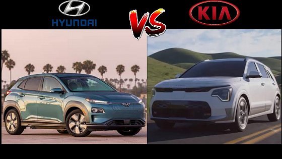 Video: 2023 Kia Niro EV vs 2023 Hyundai Kona EV Visual Comparison, Interior &amp; Exterior, Battery &amp; Range