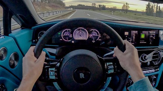 Video: POV: 2024 Rolls Royce Spectre on German Autobahn