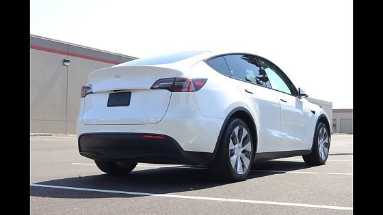 Video: 2021 Tesla Model Y Standard Range with FSD and Supercharging Demo