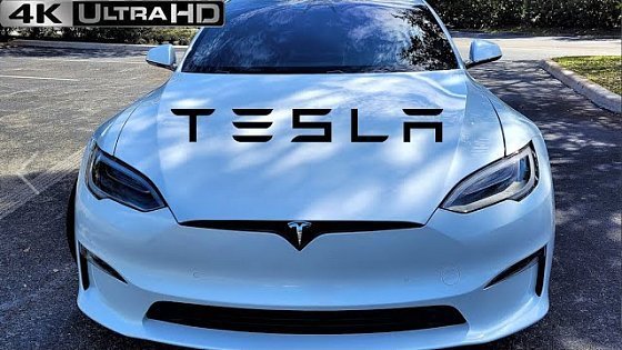 Video: 2021 Tesla Model S Plaid - POV Test Drive 4K (Binaural Audio) Immersive 22 Speaker Sound System