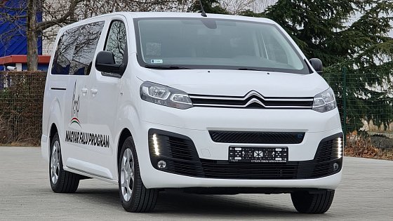 Video: Citroën ë-SpaceTourer Business XL 50kWh 100kW (136ch) Banquise White