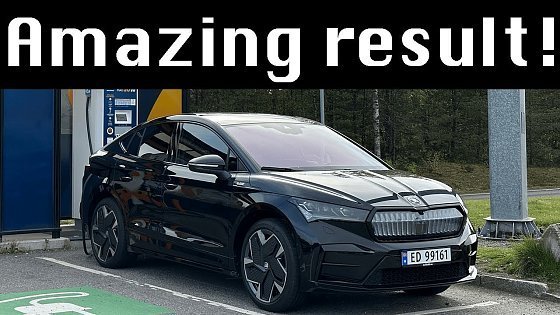 Video: Skoda Enyaq Coupe vRS | Motorway Range Test