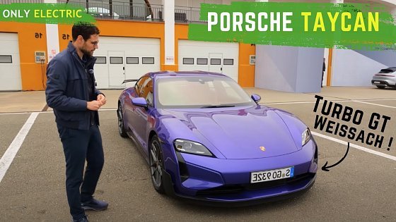 Video: 2024 Porsche Taycan Turbo GT - Reviewing both "Normal" & Weissach Package !