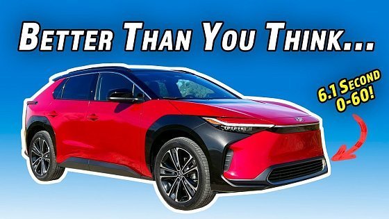 Video: Funky Name, Solid EV | 2022 Toyota bZ4X First Drive Review