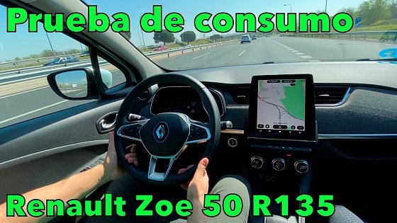 Video: Prueba de consumo Renault Zoe 50 R135: 120 km/h, 100 km/h, interurbano y ciudad MOTORK