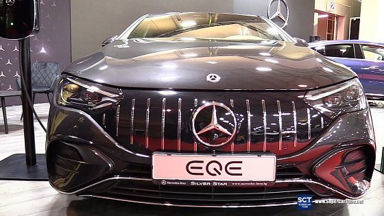 Video: 2022 Mercedes-AMG EQE 43 4Matic - Exterior and Interior Walkaround - 2022 Sofia Motor Show