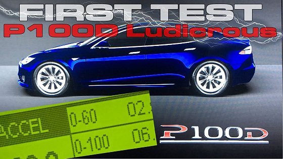 Video: Tesla Model S P100D Ludicrous Performance Review Testing 0-60 MPH 0-100 MPH 1/4 Mile