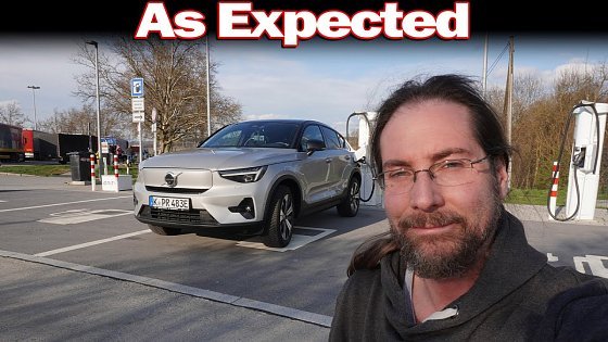 Video: Volvo C40 Recharge Twin Motor - 130 km/h range test on the Autobahn