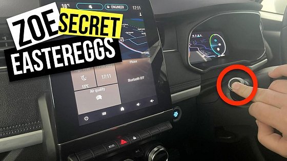 Video: Renault Zoe ZE50 Hidden Features and tricks (EASTEREGGS)
