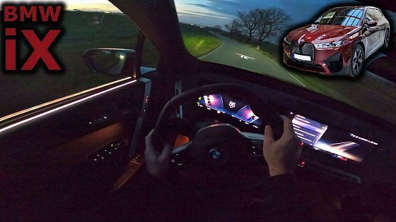 Video: 2021 BMW iX xDrive40 | POV test drive at night