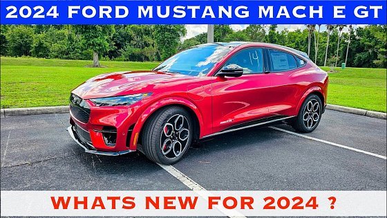 Video: 2024 Ford Mustang Mach E GT eAWD - Whats New For 2024 ? POV Review & Test Drive - #fordmustangmache