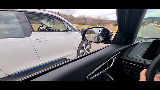 Video: KIA EV6 e228 RWD vs BMW i3 (non S, 60ah REX) Drag race 0-130 km/h