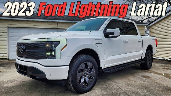 Video: 2023 Ford F-150 Lightning Lariat - Long-Range EV Truck