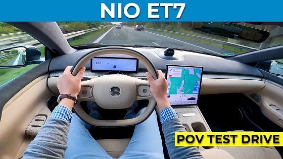 Video: Nio ET7 (2023) - Autobahn TOP SPEED + Walkaround + Battery Swap