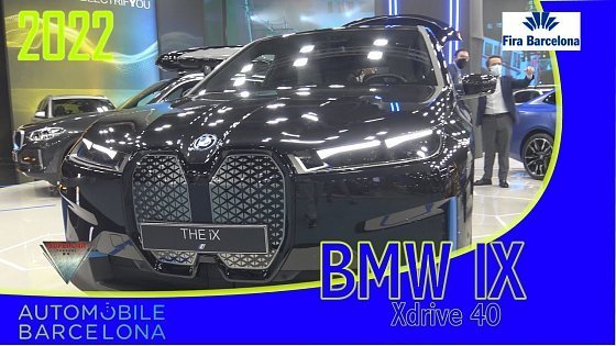 Video: 2021 BMW IX Xdrive 40 All Electric Interior And Exterior Walkaround Automobile Barcelona 2021