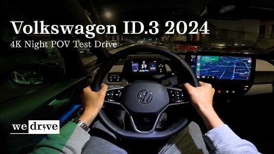 Video: Volkswagen ID.3 2024 | 4K Night POV Test Drive