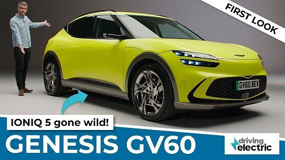 Video: New 2022 Genesis GV60 electric car review – first look and walkaround video – DrivingElectric