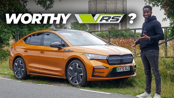 Video: The Skoda Enyaq VRS Coupe LOVES A B Road!