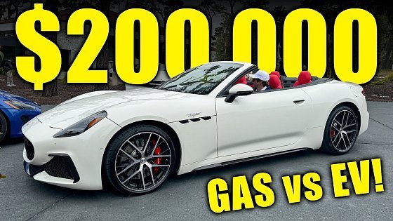 Video: Maserati GranCabrio Trofeo vs Folgore | Is EV Better?