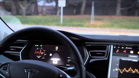 Video: Tesla Model S adaptive cruise control explanation and demonstration 70D