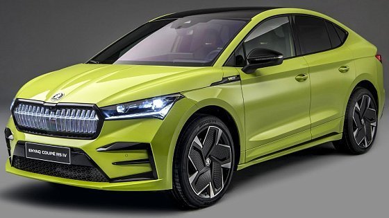 Video: 2023 Škoda Enyaq Coupé RS iV - Exterior, Interior, and Driving scenes