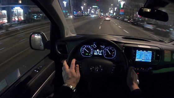 Video: 4K POV Test Drive For Car Enthusiast 2021# Toyota Proace Night _ 4K POV