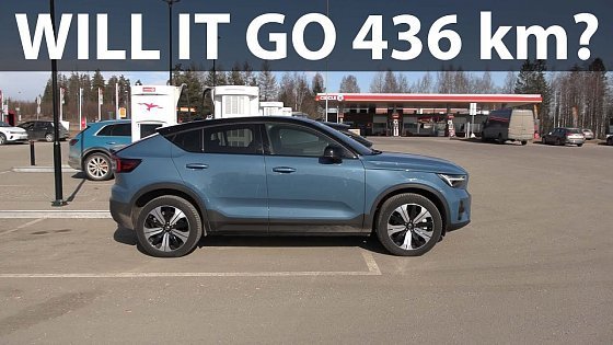 Video: Volvo C40 range test