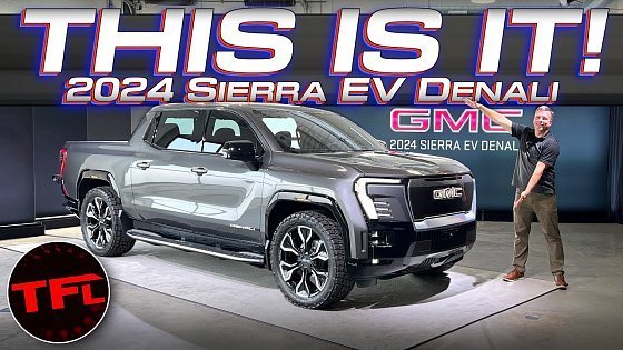 Video: WORLD DEBUT: Is the All-new GMC Sierra EV Denali the BEST Electric Truck Yet? Here&#39;s the Full Tour!